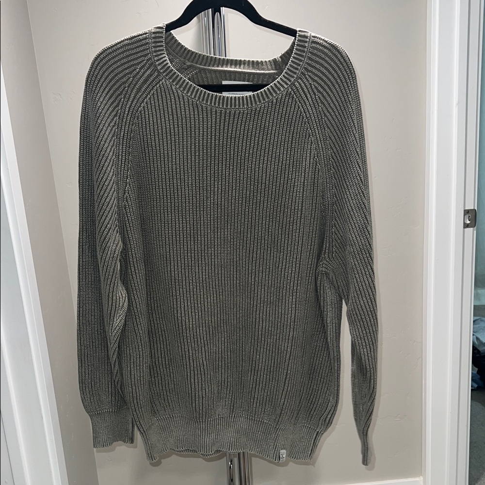 Lucky Brand Gray Crewneck Sweater
